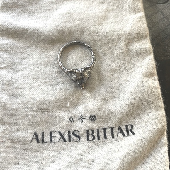 Alexis Bittar Small Silver Fox Ring - Picture 2 of 6